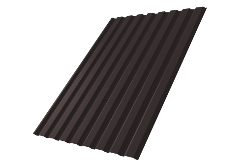 Профнастил С20А 0.5 PurLite Мatt RAL 9005 черный