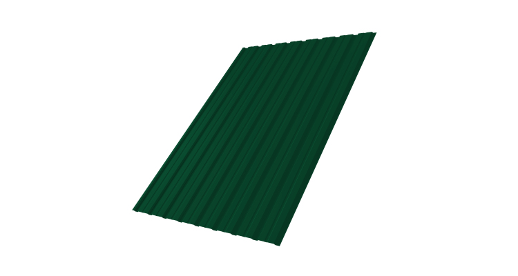 Профнастил С10В Дачный PE RAL 6005 зеленый мох