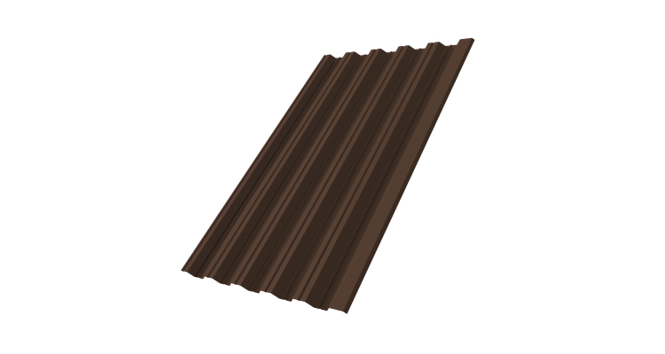 Профнастил HC35R 0,5 Velur X RAL 8017 шоколад