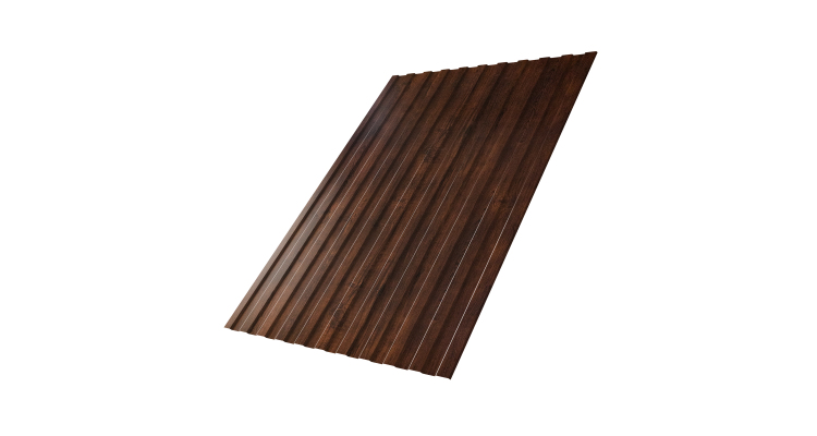 Профнастил С8A 0,45 Print-Double Premium Cherry Wood Dark F