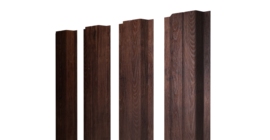 Штакетник П-образный A с прямым резом 0,45 Print-Double Premium Cherry Wood Fresh