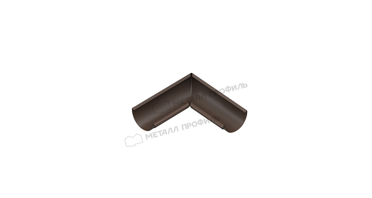Угол желоба внутренний Металл Профиль Foramina Freeze D125 DarkBrown