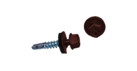 Саморез по металлу Daxmer 5,5х25 RAL 3009 (250) сверло №3