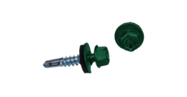 Саморез по металлу Daxmer 5,5х25 RAL 6029 (250) сверло №3