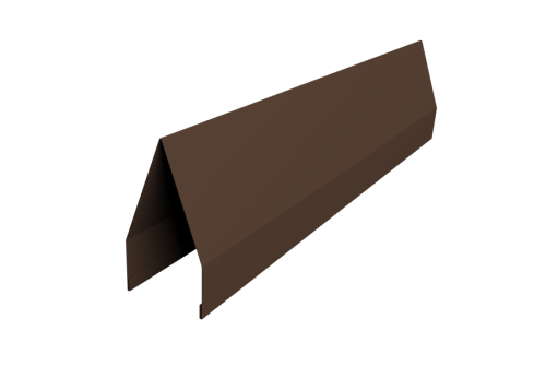 Ламель забора жалюзи Tokyo 0,5 Velur X с пленкой RAL 8017 шоколад