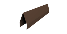 Ламель забора жалюзи Tokyo 0,45 Drap TwinColor RAL 8017 шоколад