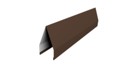 Ламель забора жалюзи Tokyo 0,5 Rooftop Бархат RAL 8017 шоколад