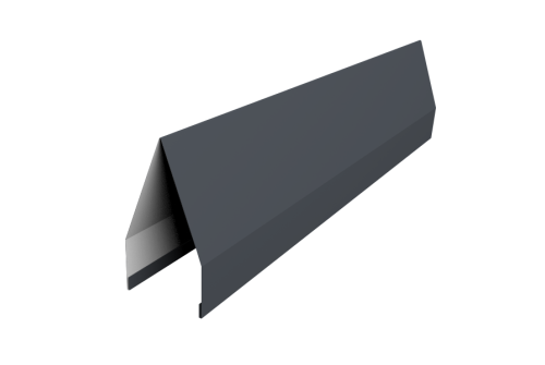 Ламель забора жалюзи Tokyo 0,5 Drap с пленкой RAL 7024 мокрый асфальт