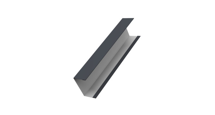 Крышка жалюзи Milan, Tokyo для калиток, ворот 0,45 Drap RAL 7024 мокрый асфальт (2,5м)