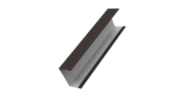 Крышка жалюзи Milan, Tokyo для калиток, ворот 0,45 Drap RR 32 темно-коричневый (2,5м)