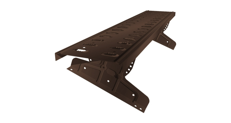 Мостик переходной для натуральной черепицы 2,5 RAL 8017