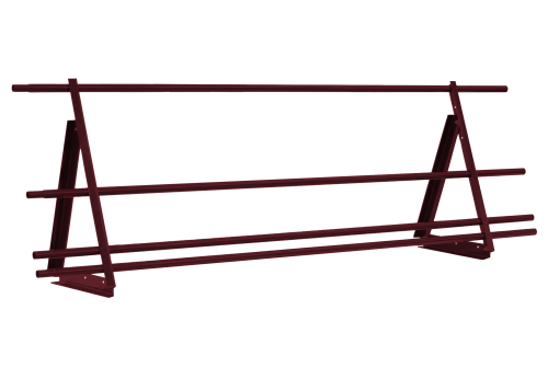 Ограждение кровельное со снегозадержателем Optima 0,65х2м RAL 3005